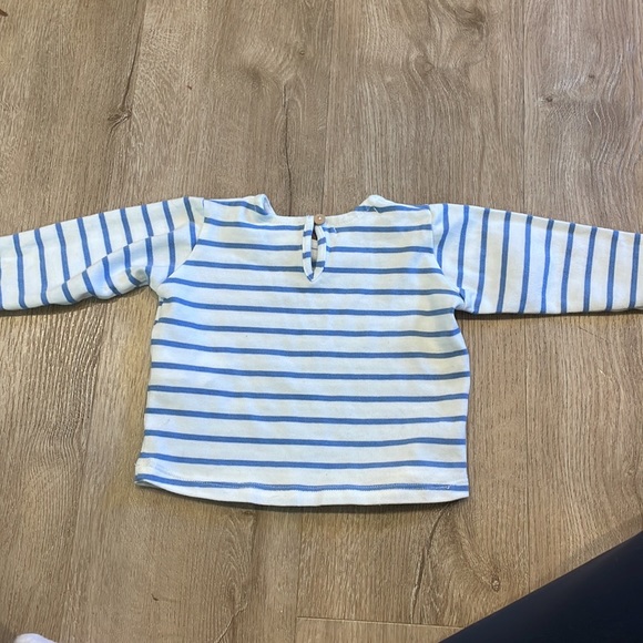 Zara stripe long sleeve top - Picture 3 of 3